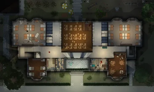 Sisters of Clarity Orphanage - First Floor - Splatter - Night
