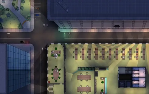 Skyscraper Office - Night