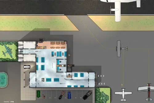 Small Airport - Ground Floor - Day