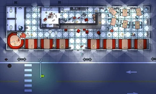 Small Diner - Night - Splatter