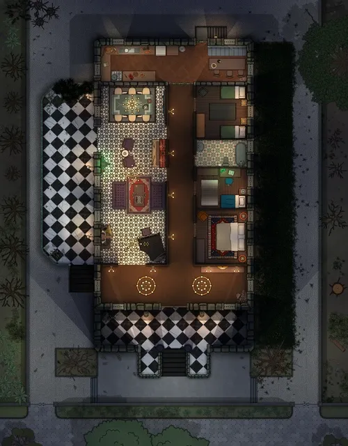 Small Villa - Night
