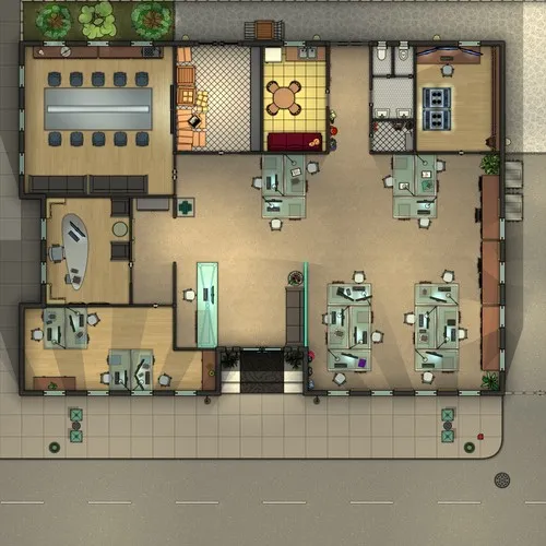 Small Town Newspaper Office - Modern - Day