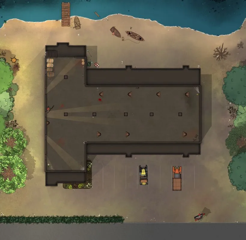 Squatters Lake Motel - Ground Level - Day