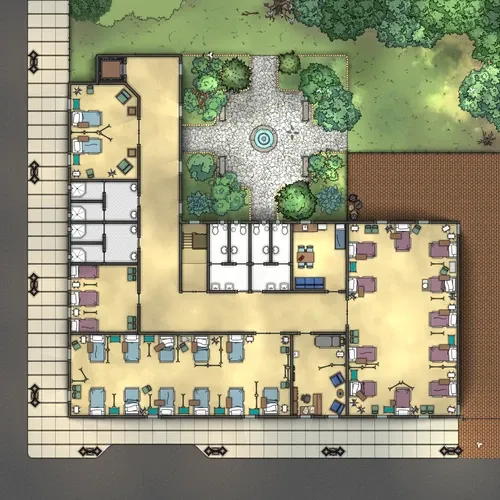 St Johns Hospital - First Floor - Day - No Vehicles