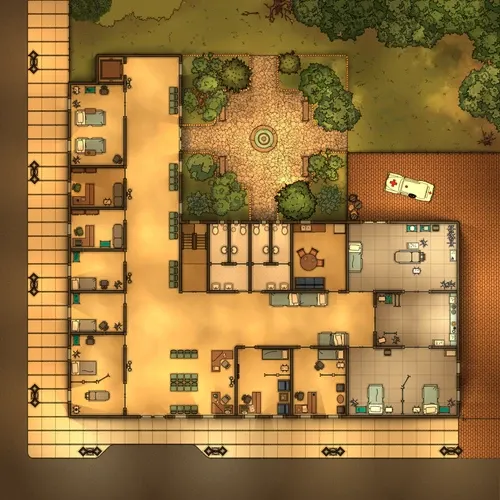St Johns Hospital - Ground Floor - Evening