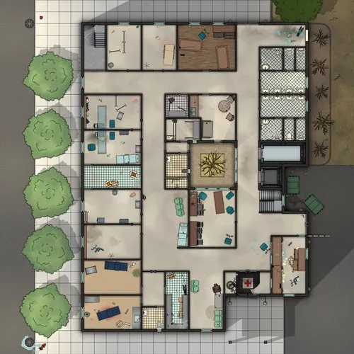 St Marys Hospital - Ground Floor - Abandoned - Day