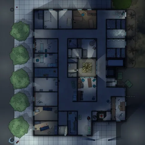 St Marys Hospital - Ground Floor - Abandoned - Night