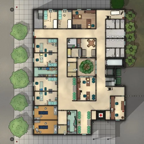 St Marys Hospital - Ground Floor - Day