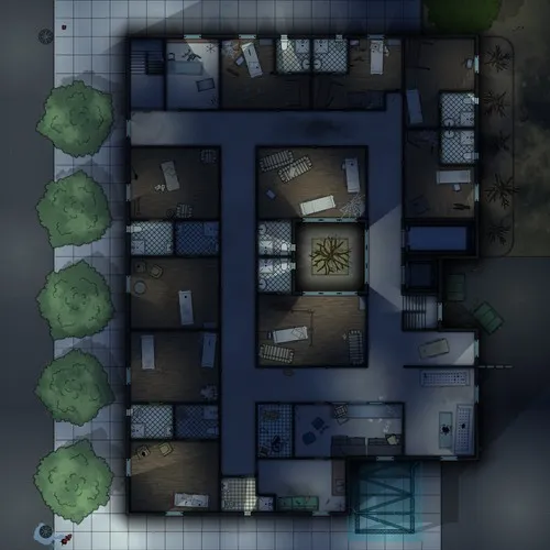 St Marys Hospital - Second Floor - Abandoned - Night