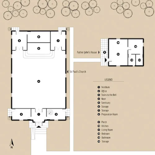 St Pauls Church - Floor Plan