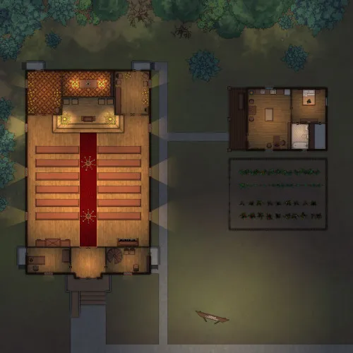 St Pauls Church - Ground Floor - Night