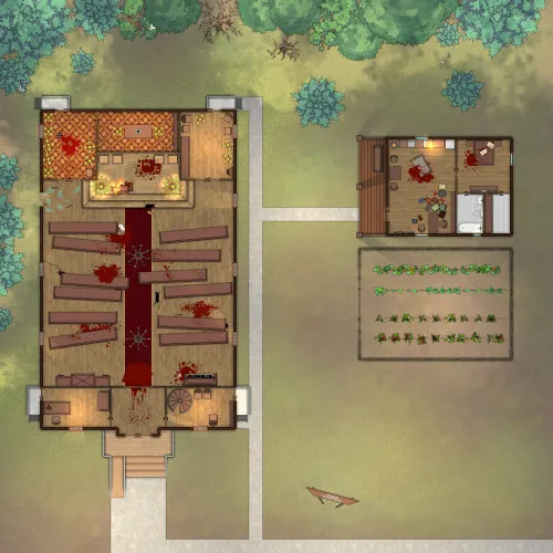 St Pauls Church - Ground Floor - Splatter - Day