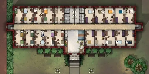 Students Dormitory - First Floor - Day