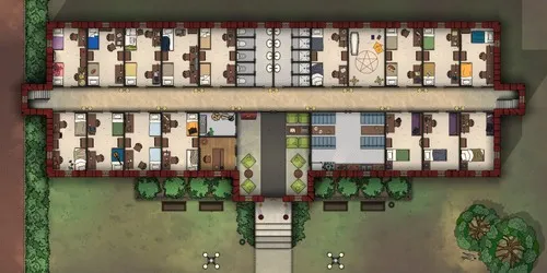 Students Dormitory - Ground Floor - Day