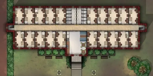 Students Dormitory - Minimal - First Floor - Day