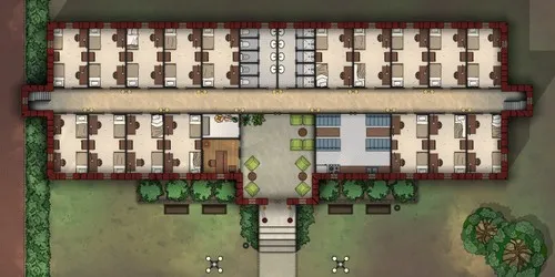Students Dormitory - Minimal - Ground Floor - Day