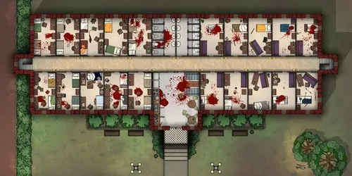 Students Dormitory - Splatter - First Floor - Day