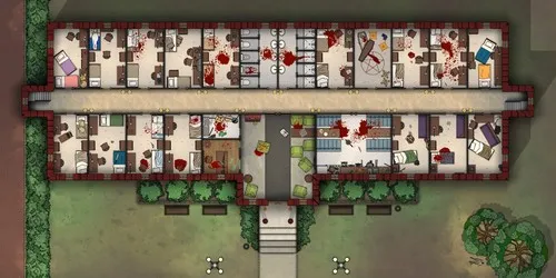 Students Dormitory - Splatter - Ground Floor - Day