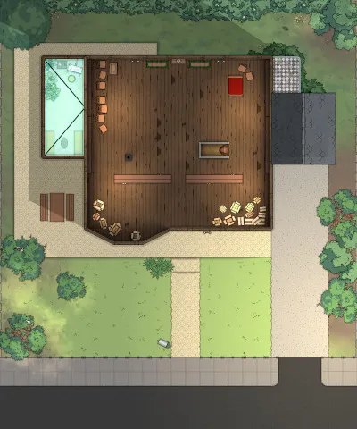 Suburbia House - Attic - Day