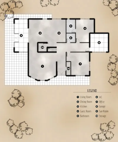 Suburbia House - Floor Plan - Ground Floor