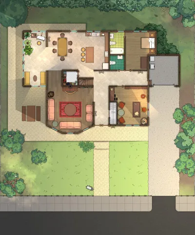 Suburbia House - Ground Floor - Day