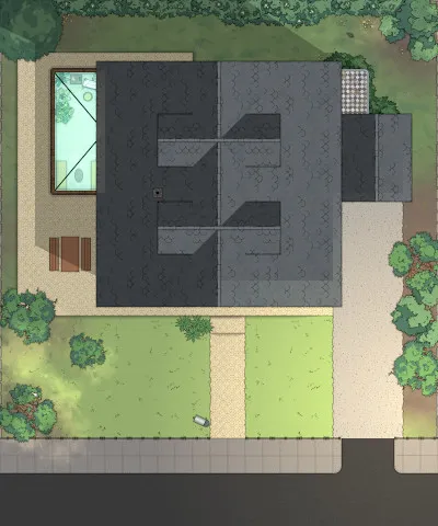 Suburbia House - Roof - Day