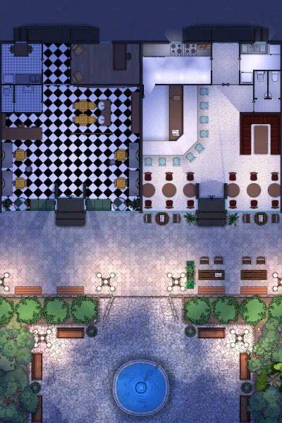 Sushi Shop - Minimal - Night