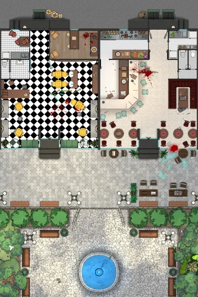 Sushi Shop - Splatter - Day