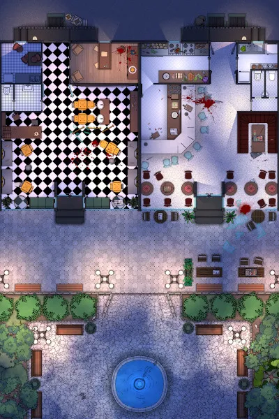 Sushi Shop - Splatter - Night