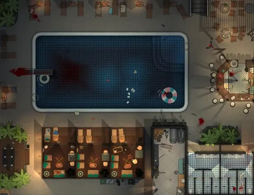 Swimming Pool Club - Splatter - Night
