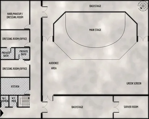 Tv Studio - Floor Plan - Ground Floor