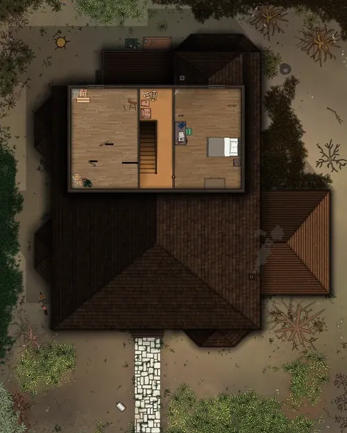 The Witch House - Attic - Day