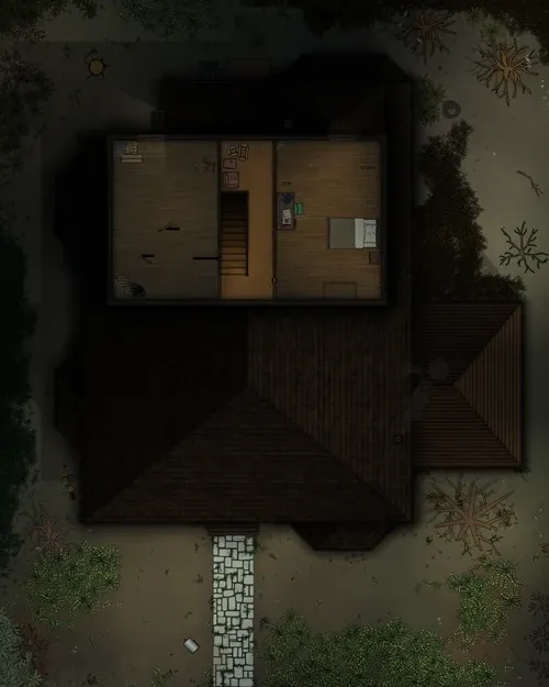 The Witch House - Attic - Night