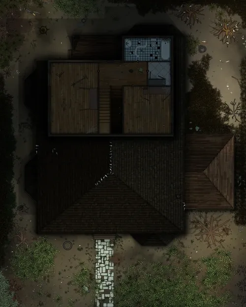 The Witch House - First Floor - Abandoned - Night