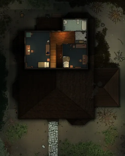 The Witch House - First Floor - Night