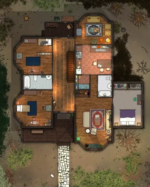 The Witch House - Ground Floor - Day