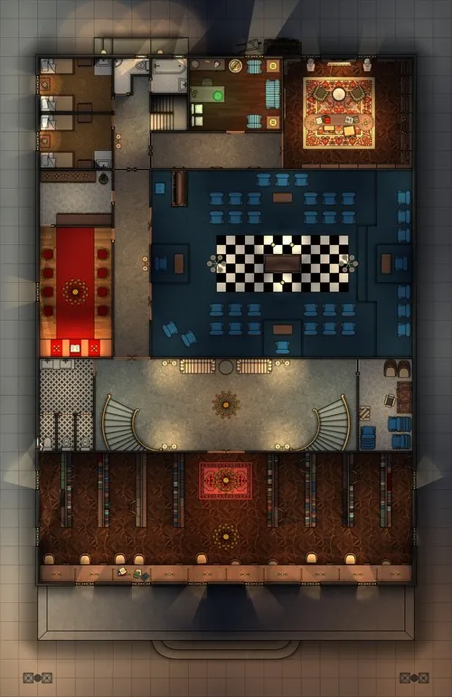 The Lodge - First Floor - Night