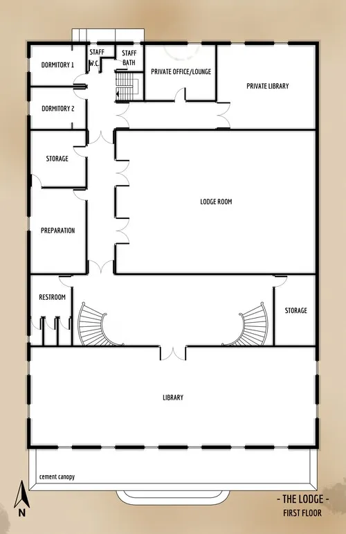 The Lodge - Floor Plan - First Floor