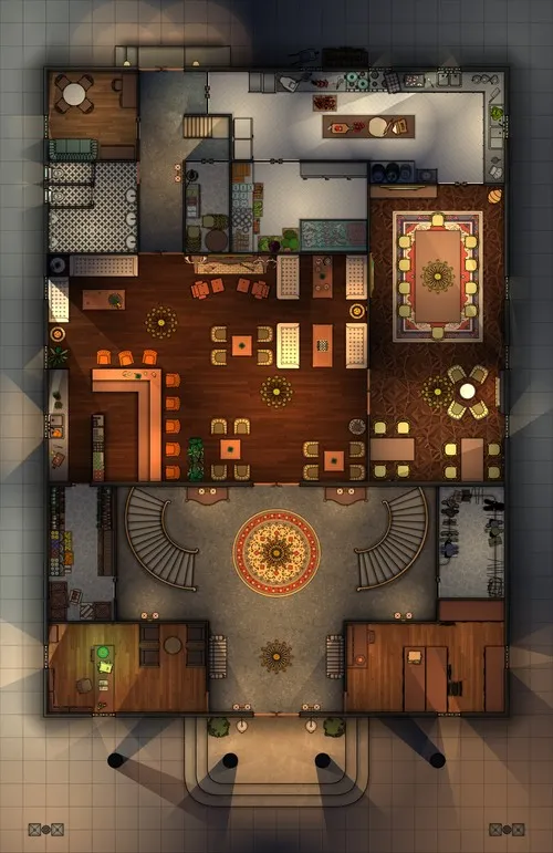 The Lodge - Ground Floor - Night
