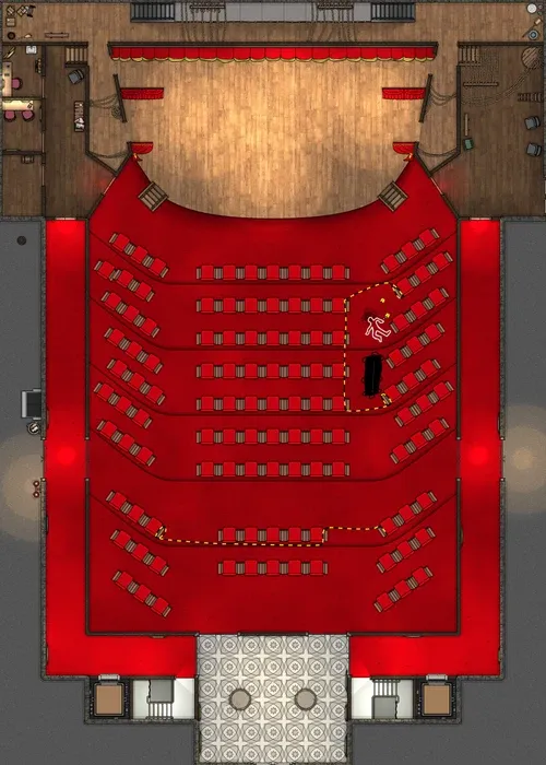 Theater - Ground Floor - Crime Scene