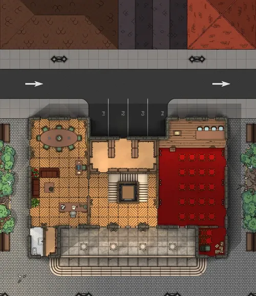 Town Hall - First Floor - Day