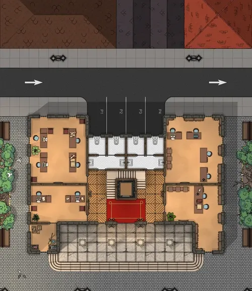 Town Hall - Ground Floor - Day