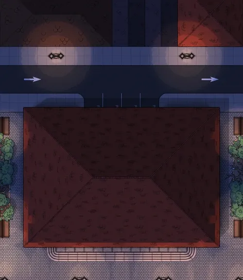 Town Hall - Roof - Night