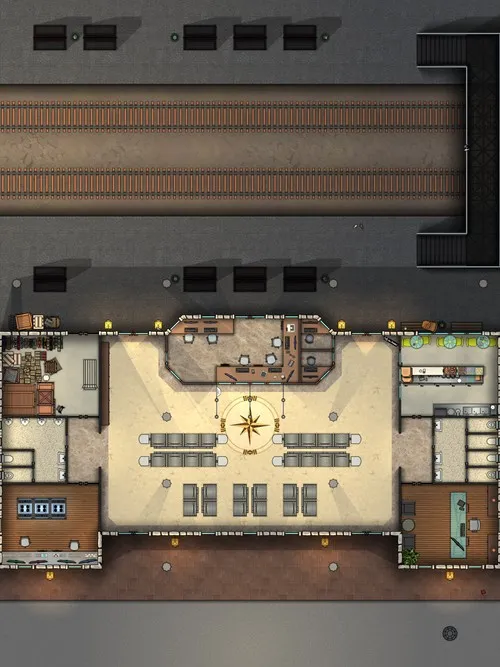 Train Station - Modern - Day