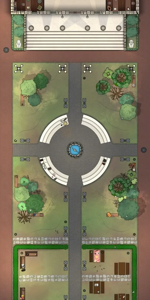 University Yard - Day