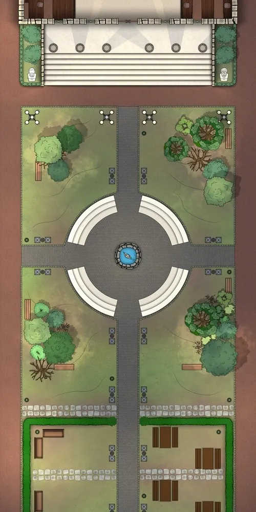 University Yard - Minimal - Day