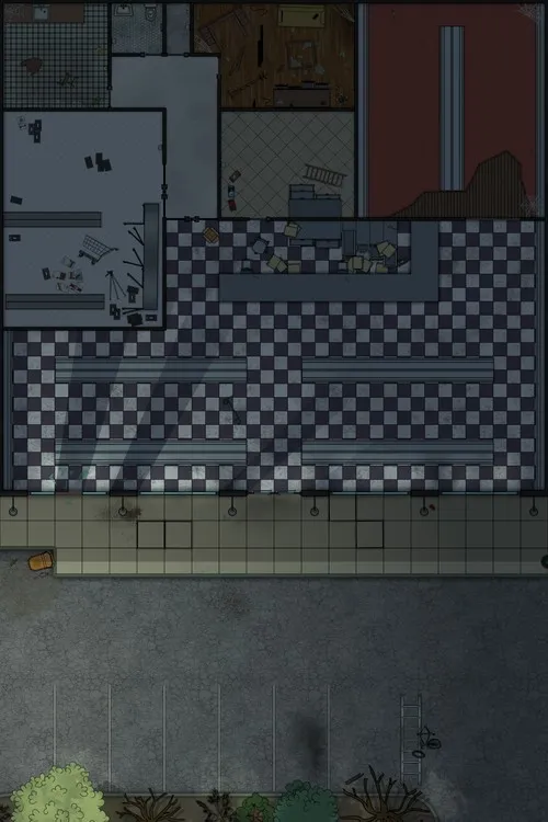 Video Store - Abandoned - Night