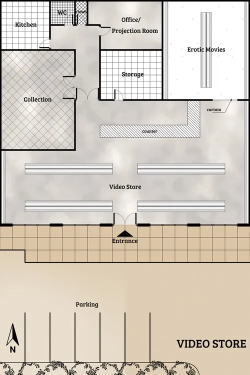 Video Store - Floor Plan