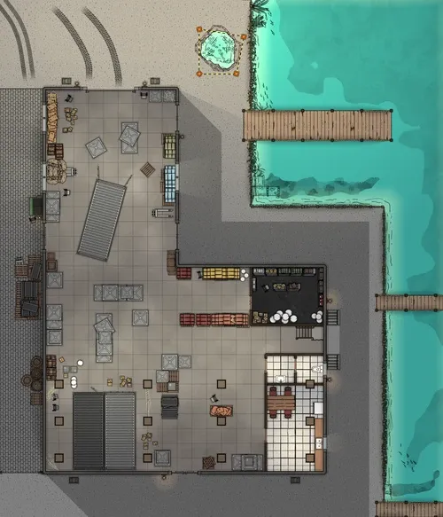 Warehouse Near The Docks - Ground Floor - Day - No Vehicles