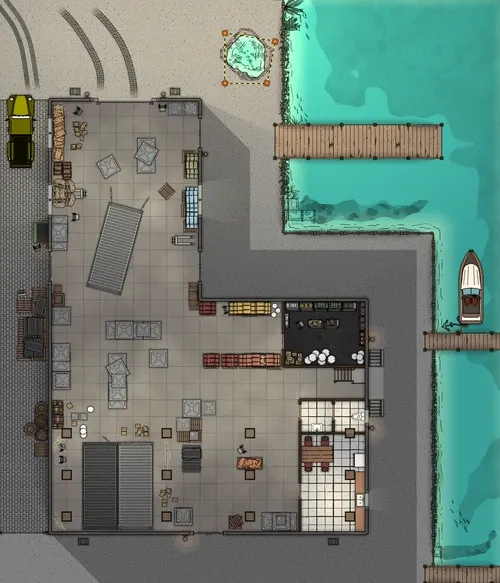 Warehouse Near The Docks - Ground Floor - Day
